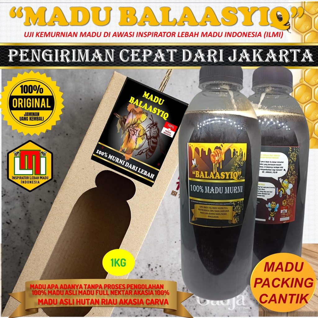 MADU ASLI HUTAN AKASIA MANIS 1 KG Madu asli murni madu hemat 1 kg 99k madu hutan asli madu original 