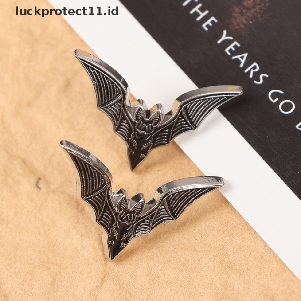 /Fashion Hot// Fashion// Bat Enamel Pin Alternatif Gaya Penyihir Hadiah Seram Lapel Perhiasan Aksesori.