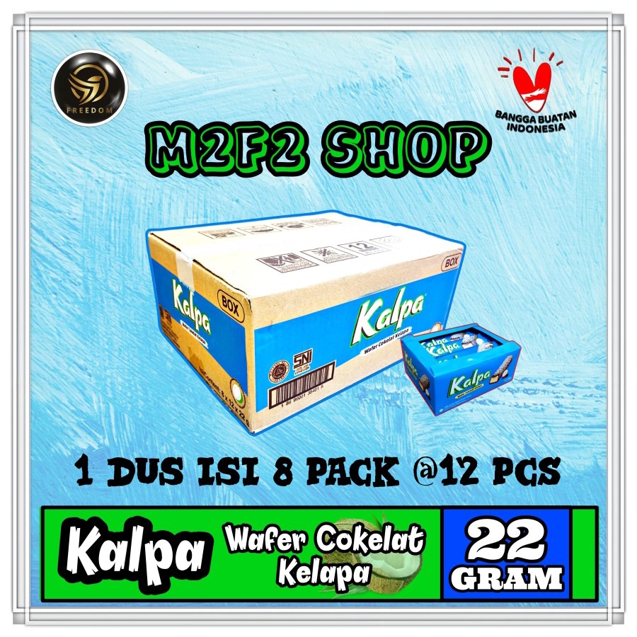 

Kalpa Wafer Cokelat Kelapa - 22 gr (Kemasan Karton)