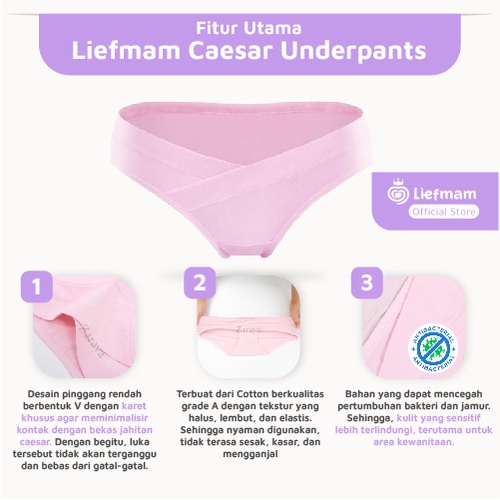 Liefmam Caesar Underpants - CD Khusus untuk melahirkan caesar