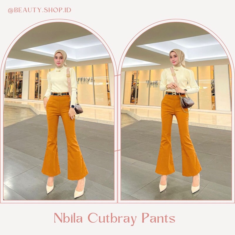 Nabila Cutbray Pants Import BKK - Celana Cutbray Wanita