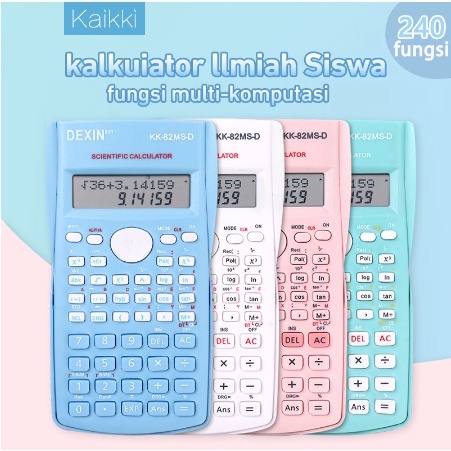 

Kalkulator Sekolah Scientific 82MS Colour - Calculator Ujian Sin Cos Tan Function 240+
