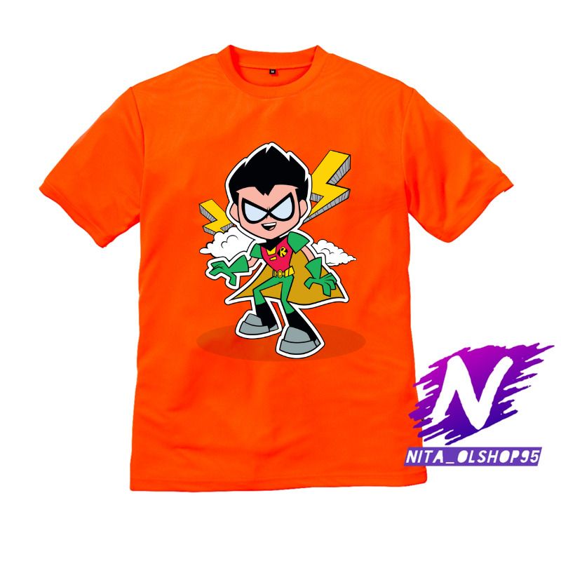 baju anak kaos anak robin teen titans go