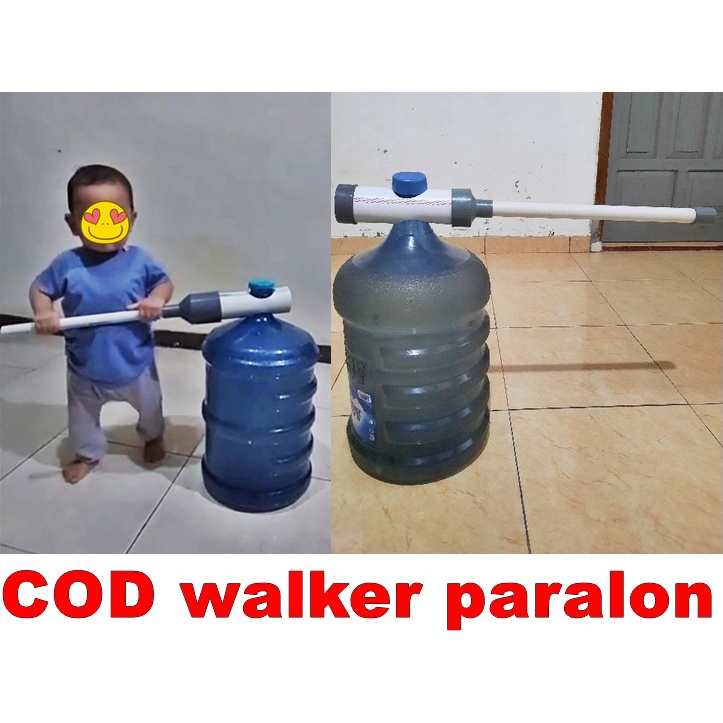 Baby Walker Pipa Paralon Kuat , Pushwalker , alat belajar jalan bayi murah . belajar bayi jalan , ba