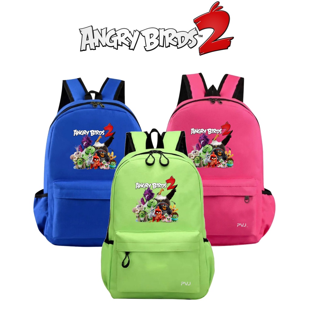 PVJ - Tas Ransel Sekolah Anak Laki-Laki Karakter Agry Bird Backpak