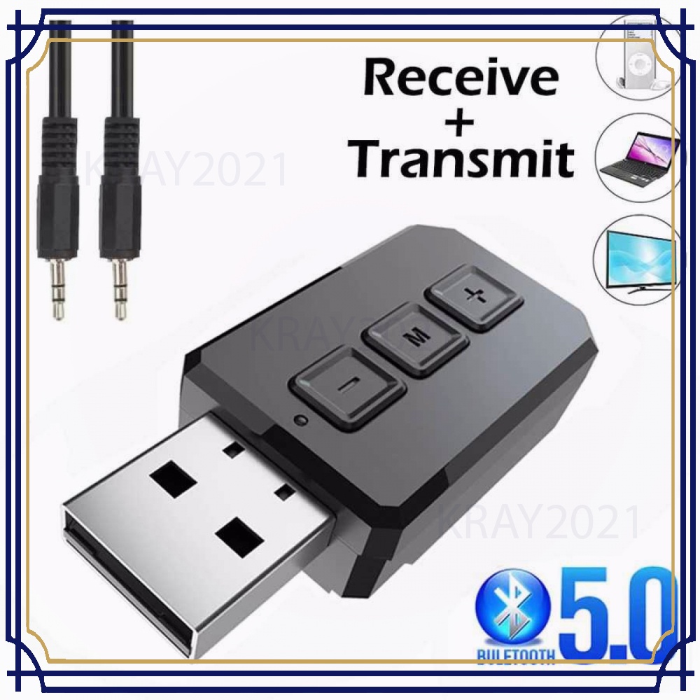 USB Bluetooth 5.0 Transmitter Receiver Audio Adapter -CB047