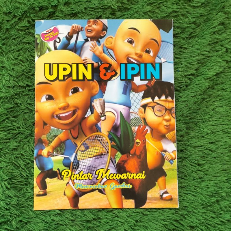 ORIGINAK BUKU UPIN & IPIN PINTAR MEWARNAI MENCOCOKAN GAMBAR