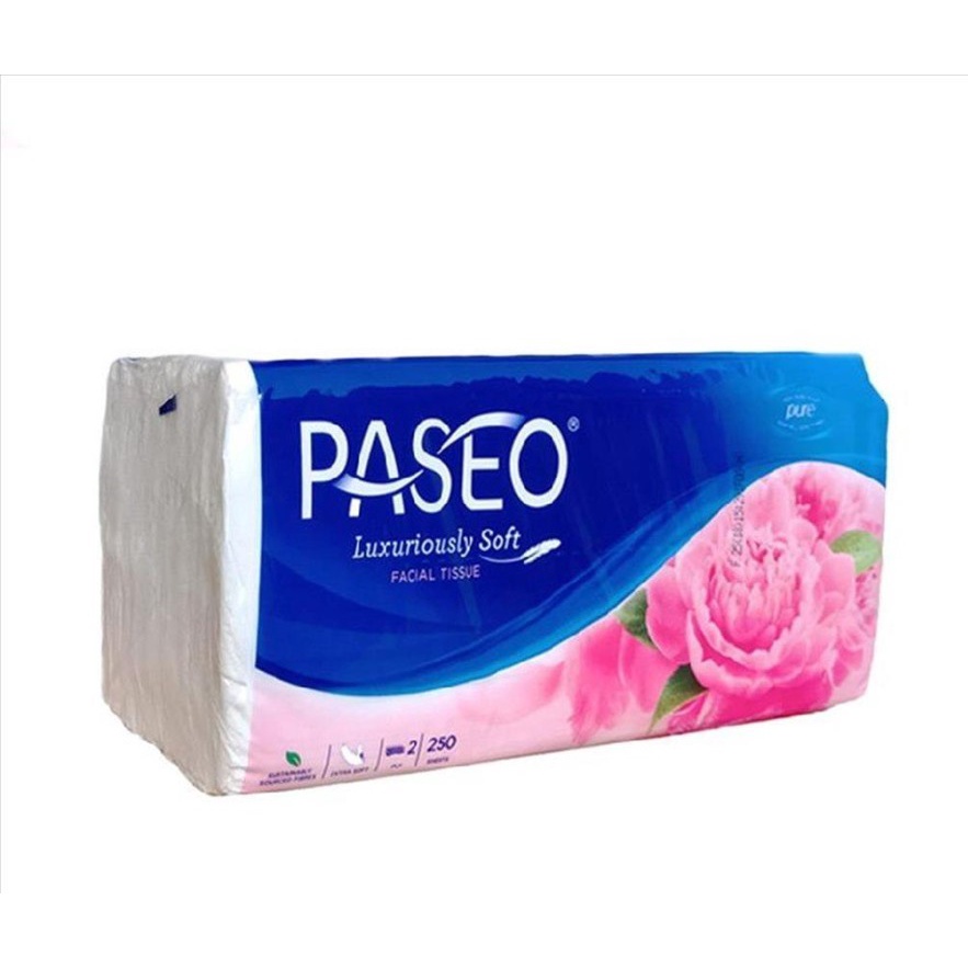 PASEO Luxuriosly Soft Facial Tissue 250's