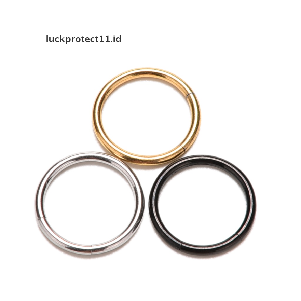 /Fashion Hot// Fashion// 1pc Cincin Segmen Berengsel Chic Titanium Septum Clicker Hidung Bibir Telinga Ring.