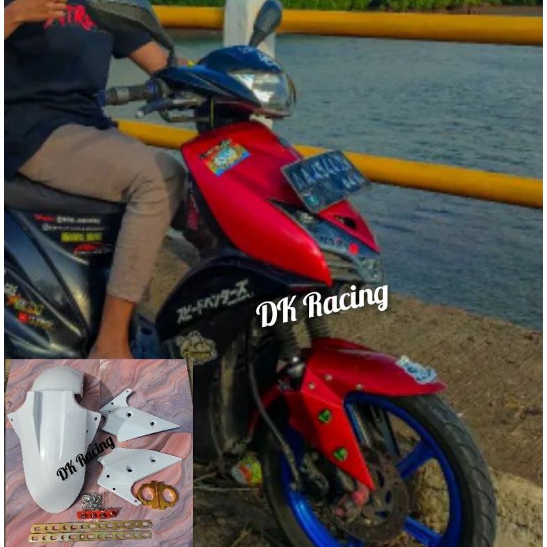 SPAKBOR DEPAN MIO GT PLUS BREKET SLEBOR DEPAN MIO GT PLUS BREKET