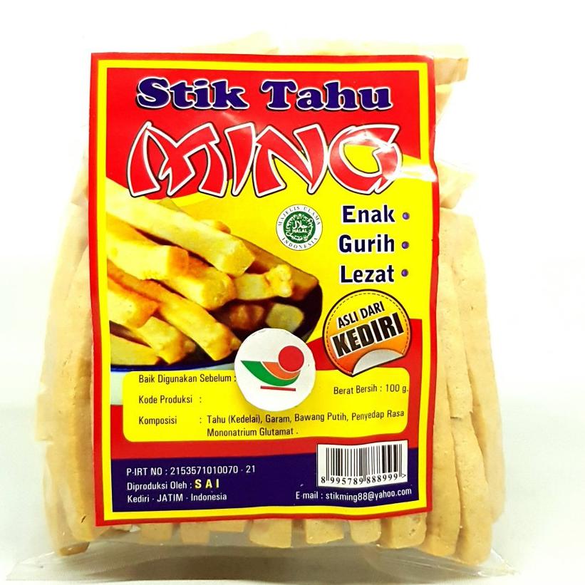 

で MING STIK TAHU 100gr | TOFU STICK SAI OLEH OLEH KHAS KEDIRI JAWA TIMUR FREE BUBBLE CAMILAN KERIPIK ㊗