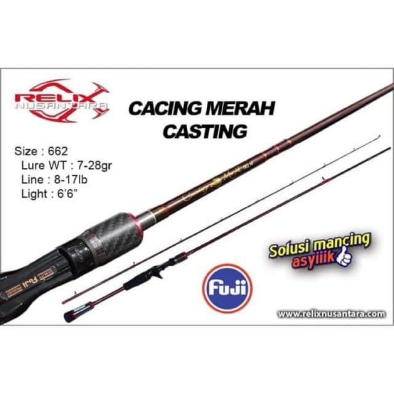 Joran Relix Nusantara Cacing merah 662 gen 2