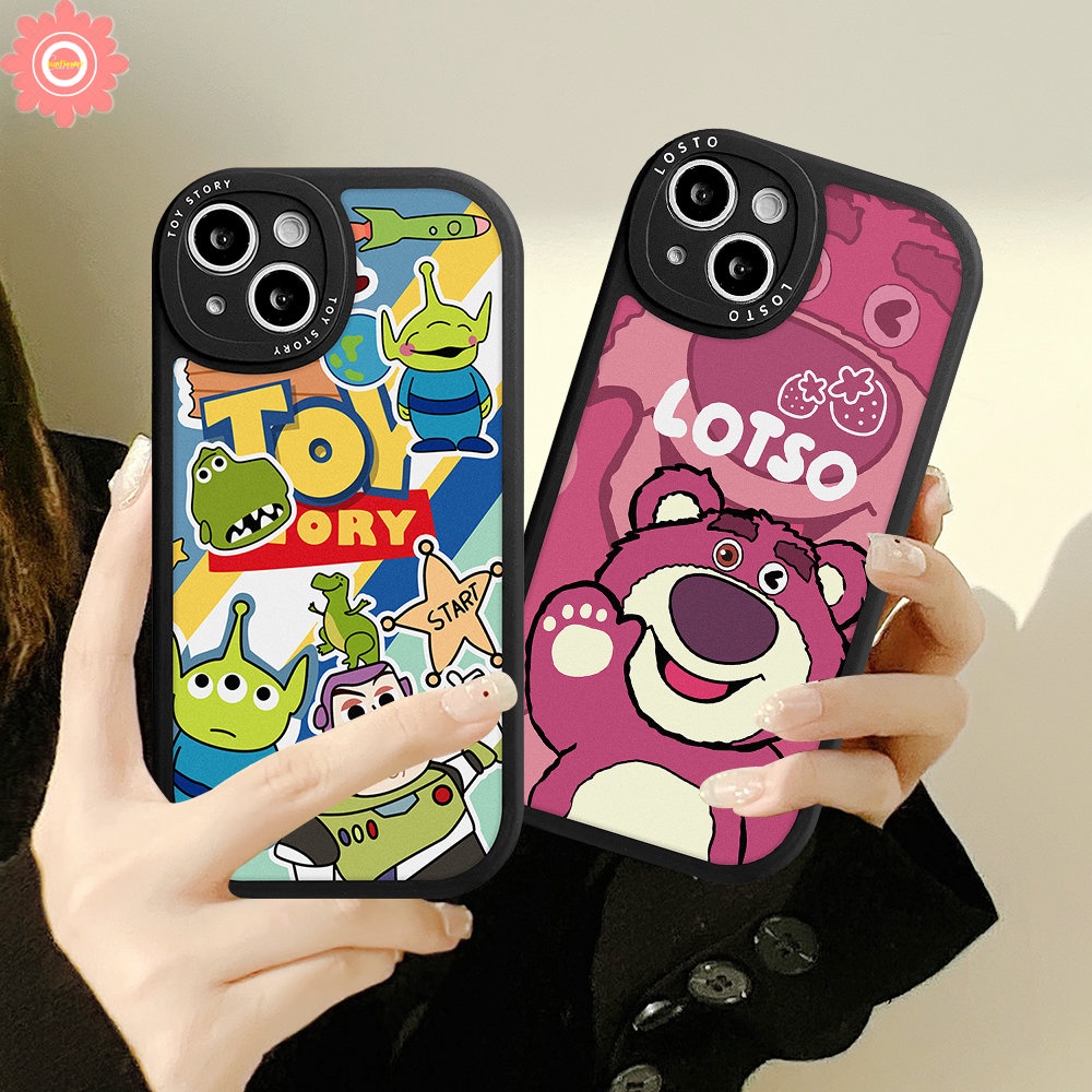 Redmi Note10 8 9 10s 10Pro 9Pro 9s 11 11s Redmi 12C 10 9A 9T 9 9C 10C 10A POCO M3 POCO X3 NFC Pro Mi 12 11 Lite 11T Cute Strawberry Bear Manyo Toy Story Soft Case