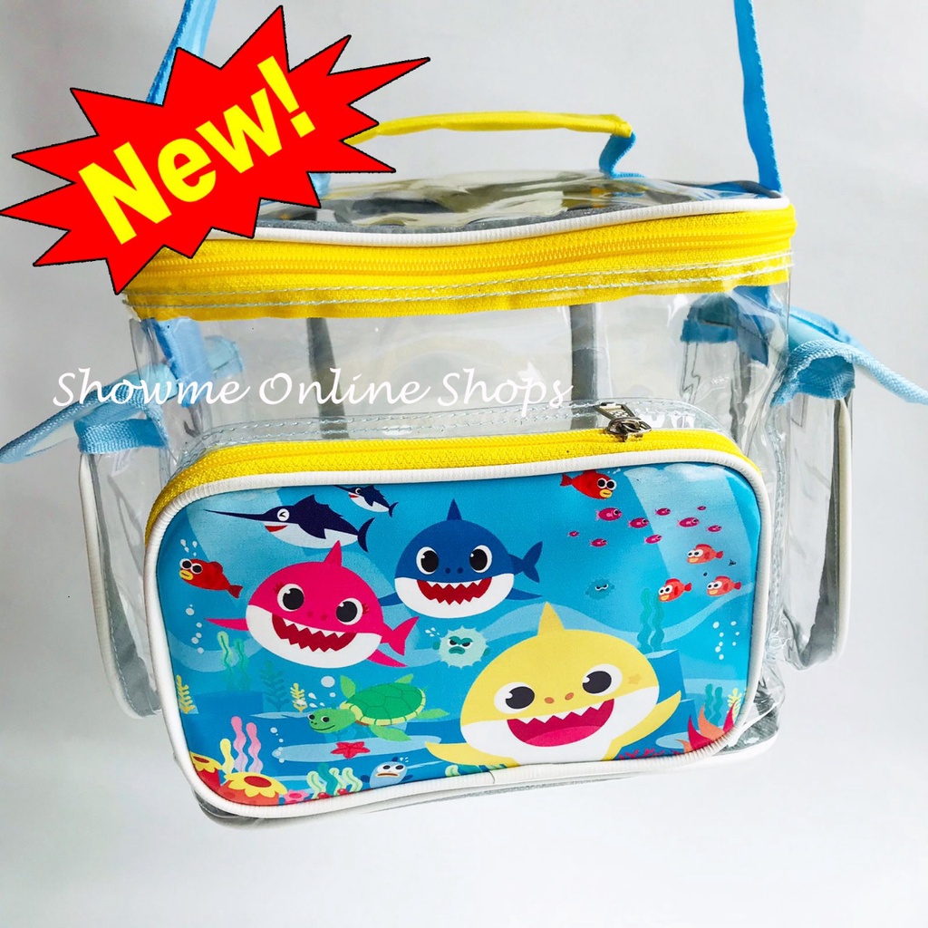 SHOWME TAS MAKAN ANAK SEKOLAH / TAS MIKA / BINGKISAN / ULANG TAHUN / GOODIEBAGS / TAS RENANG / TAS BOTOL AIR / TAS BABY / SLINGBAGS / BULANAN / GIFFSET / HAMPPERS - BABY SHARK MONSTER INC