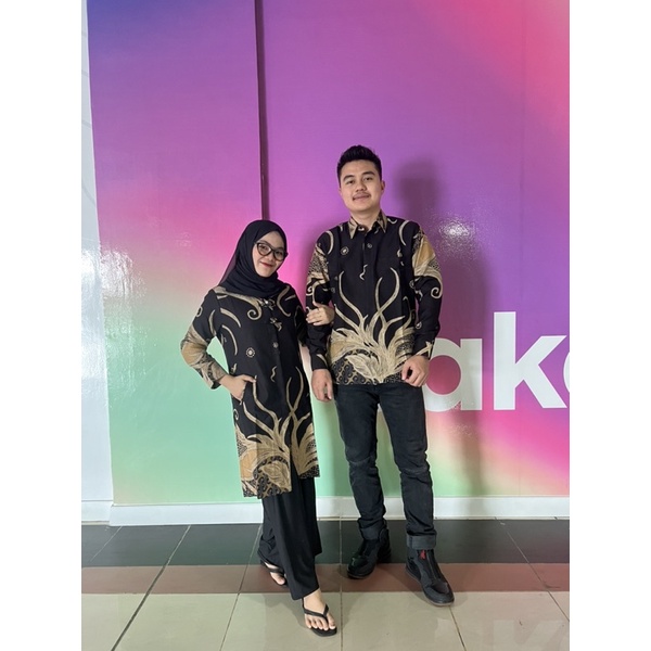 Batik kece badai blouse atasan Bahan doby Full Lapisan Trikot  Ari Batik Thamrin City
