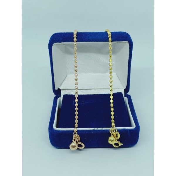 gelang tangan fashion import perhiasan perak925 asli lapis emas model bijilada ukir/polos+1bel s925.