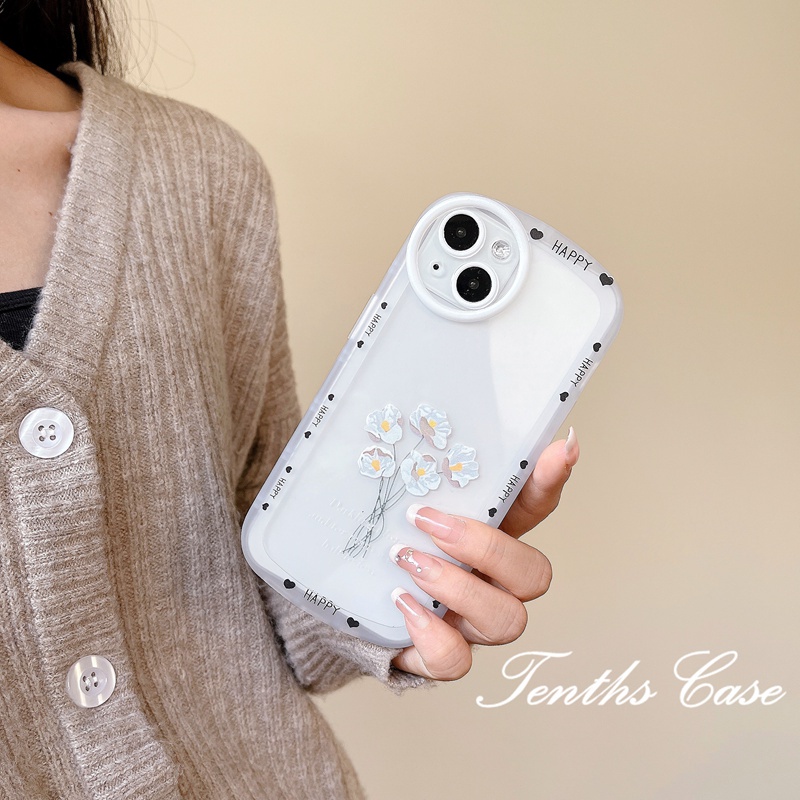 IPHONE Kompatibel Untuk Iphone14 13 12 11 Pro Max X XR Xs Max8 7 6 6s Plus Se2020Little Daisy Phone Case Soft Cover