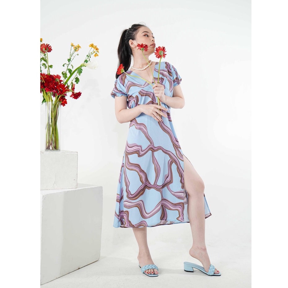 LAST STOCK Vanesha Wear - Dress Korea baju pantai (STOCK TERAKHIR TIDAK ADA RESTOCK)
