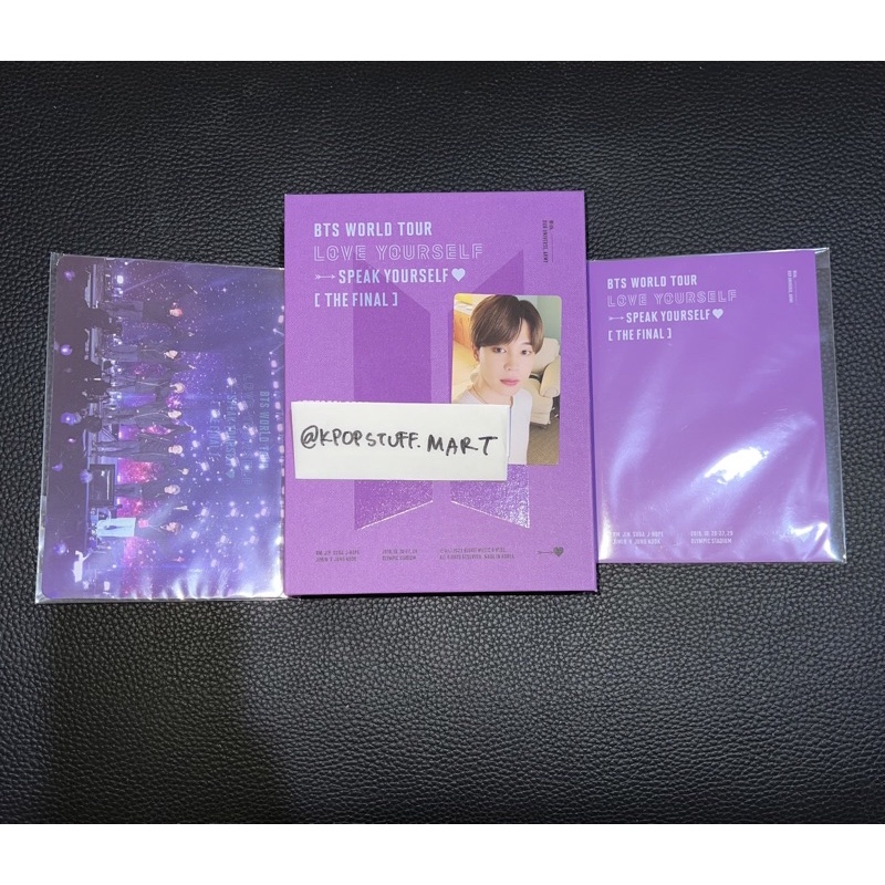 SHARING & RPC JIMIN BTS Love Yourself: Speak Yourself [THE FINAL] DIGITAL CODE DVD RM KIM NAMJOON KI