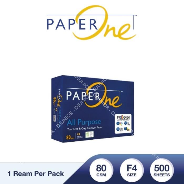 

Paperone - Kertas Hvs F4 80Gr All Purpose / Paper One 80 Gr / 80 Gram