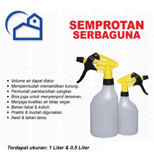 Semprotan air jet spray untuk tanaman , mandi burung/kucing 1005 &amp; 1010