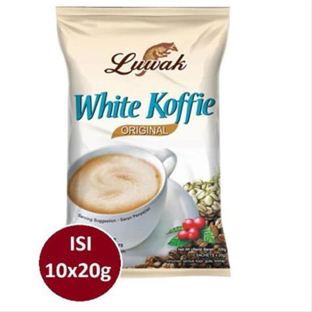 

[KODE PRODUK EHGZS45] ☘️ MUMTAAZZTORE ☘️ LUWAK Kopi Luwak White Koffie Original / Less Sugar