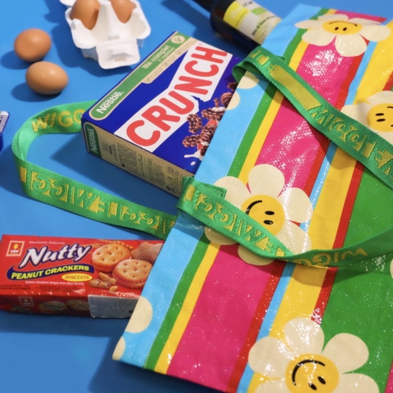 WIGGLE WIGGLE - Tarpaulin Shopping Bag (M &amp; L)