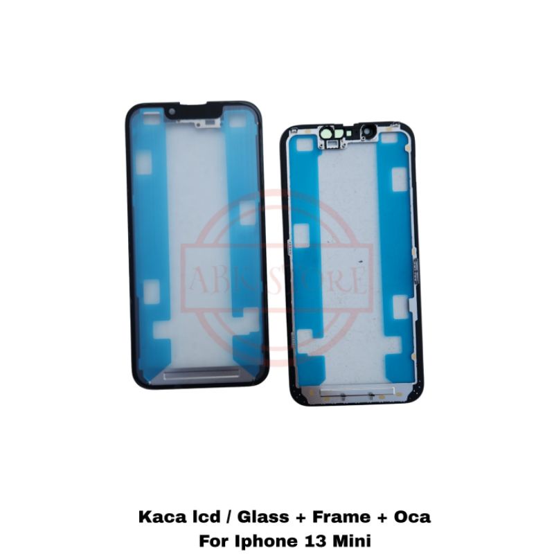 KACA LCD + LEM OCA + FRAME IP 13 MINI