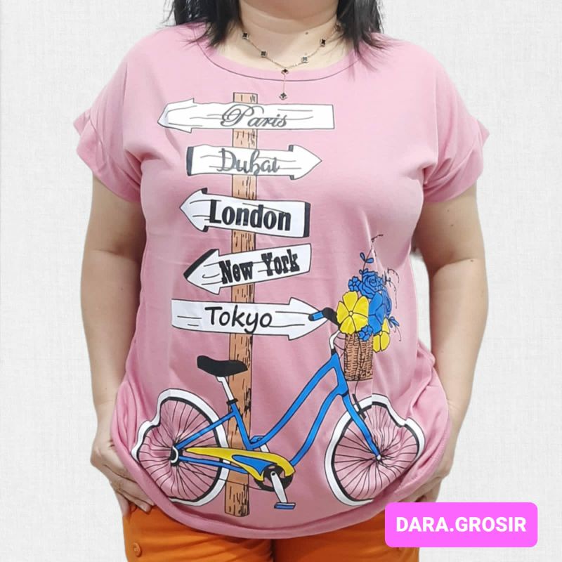 KAOS KAOS JUMBO BIGSIZE WANITA