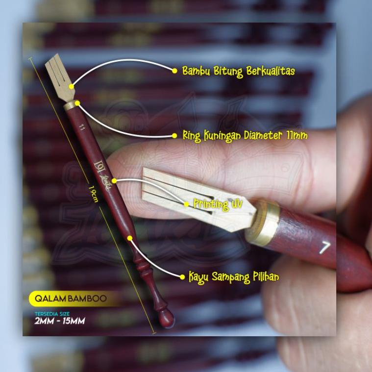 

[Z-G4G] ✓] Qalam Bamboo / Kalam Kaligrafi / Kalam Bambu / Pena Kaligrafi / Kalam Khat / Pena Khat-siap dikirim