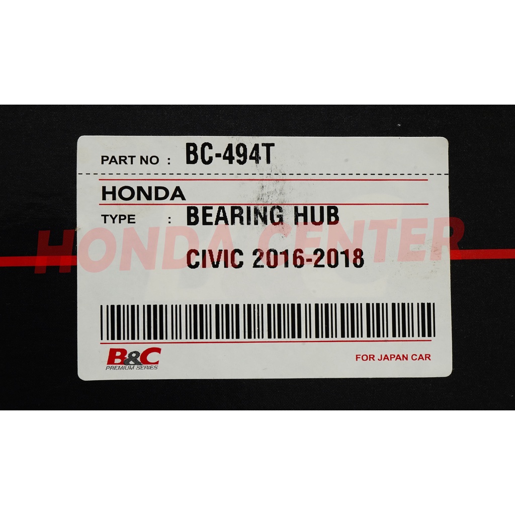 hub bearing laher lahar roda belakang civic turbo 2016 2017 2018 2019 2020