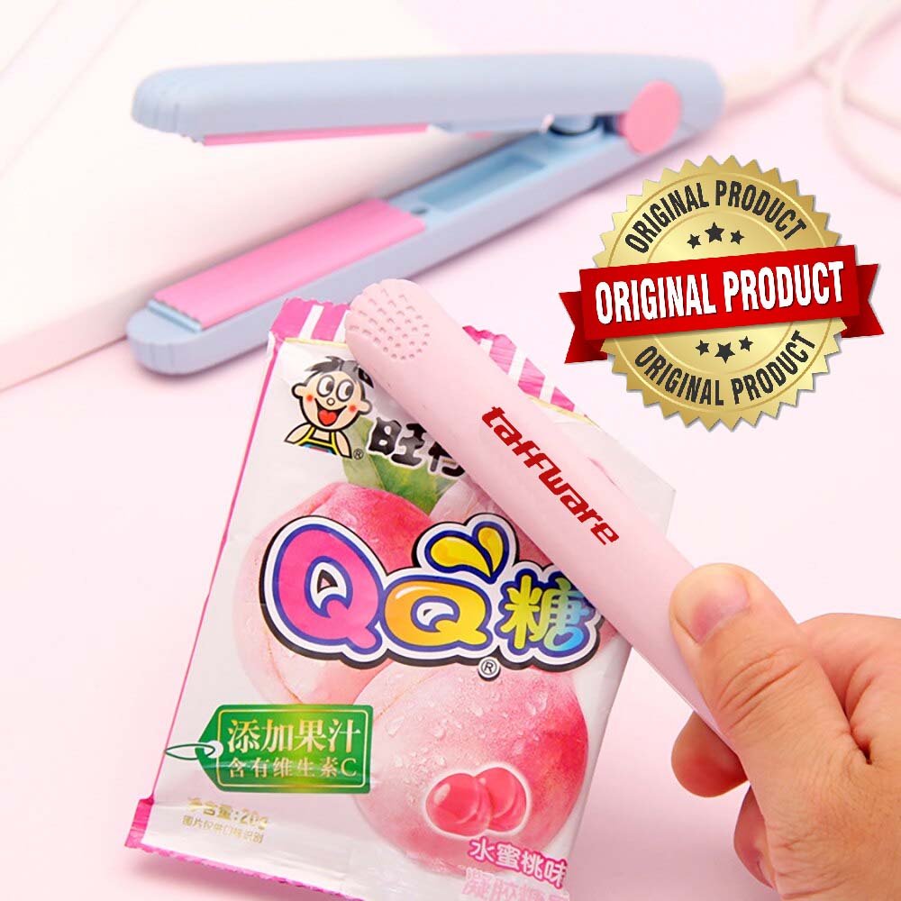 Heat Sealer Plastik praktis segel kembali makanan agar awet segel plastik Small Household Mini Portable Nougat Small Household Mini Portable Nougat Sealing Machine Snacks Snowflake Pastry Packaging Bag Sugar Paper Plastic Sealing Machine