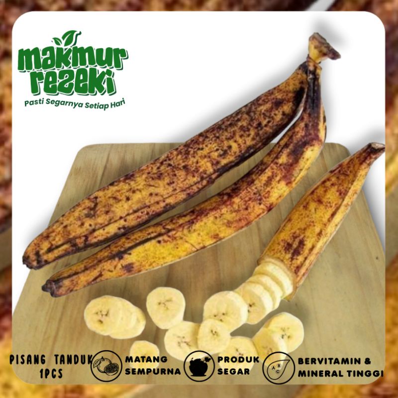 

PISANG TANDUK 1 PCS MATENG SEMU SEGAR MANIS MURAH