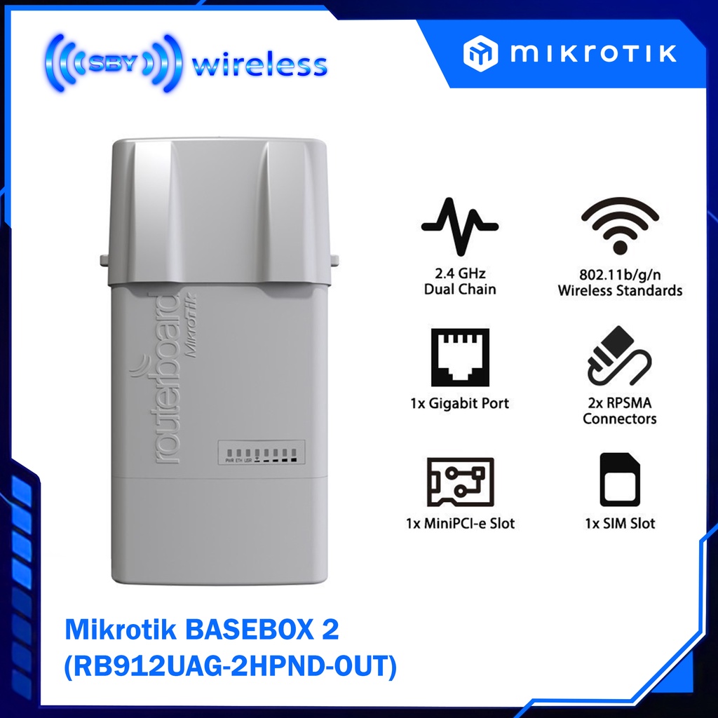 Mikrotik BASEBOX 2 (RB912UAG-2HPND-OUT) BASEBOX2