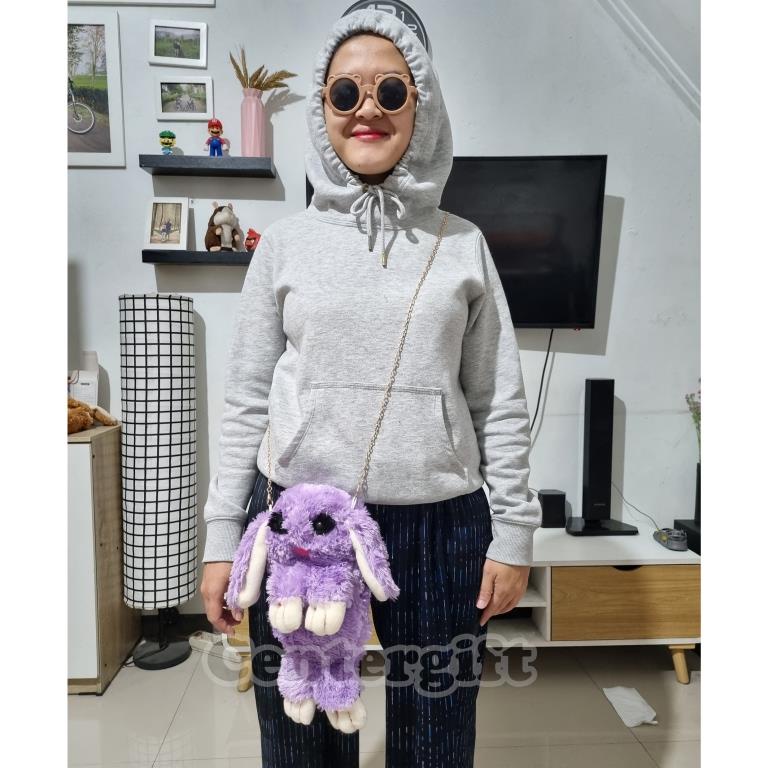 Tas Selempang Kelinci Lucu Tas Boneka Kelinci Tas Anak Gemoy