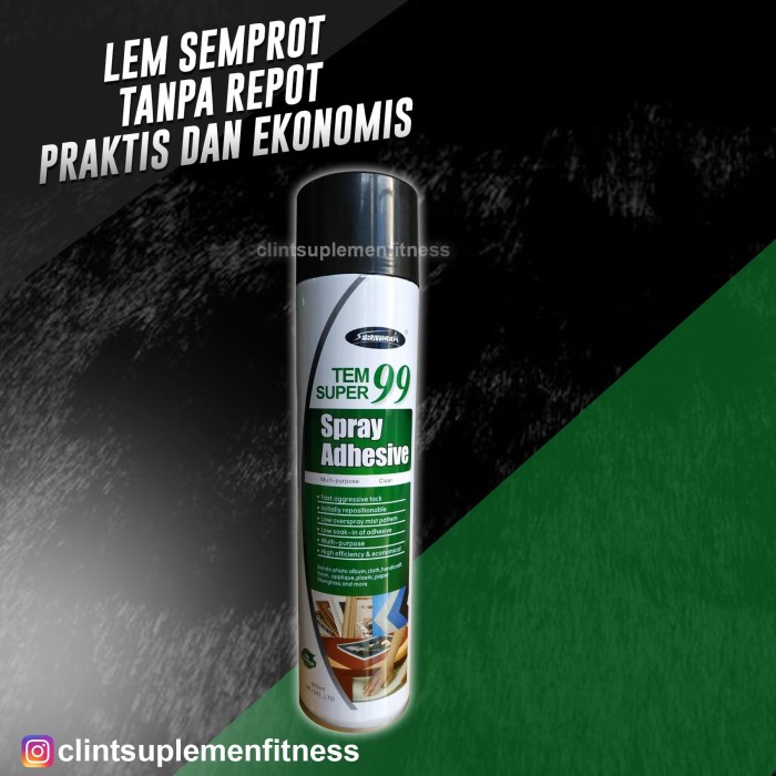 

✨NEW✨ - TEM 99 LEM SEMPROT ADHESIVE SPRAY CLEAR MOUNTING SPRAY