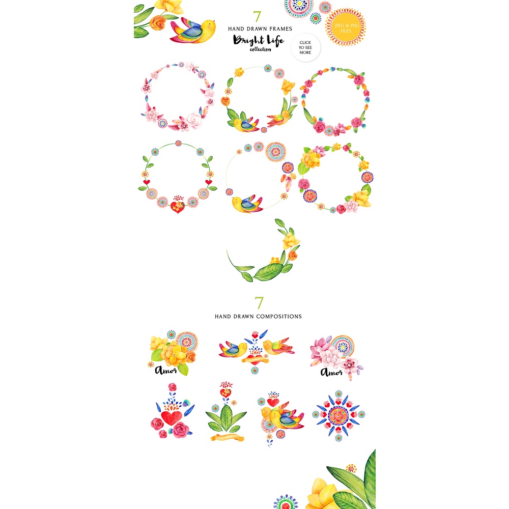 Bright Life Watercolor set