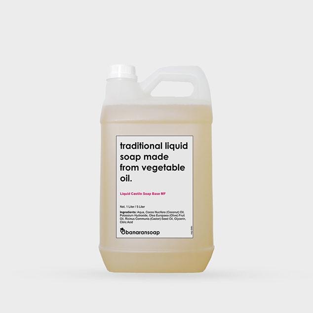PROMO SERU!!!! (BISA COD) Liquid Castile Soap Base Medium Foam 5 Liter Unscented Natural TERLARIS TE