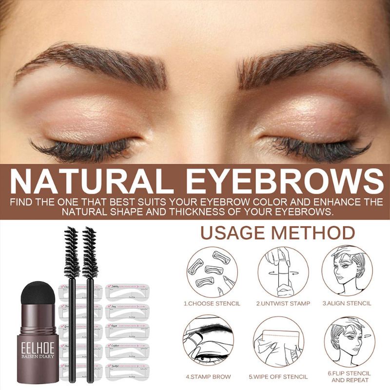 Cetakan Alis Eyebrow / Eyebrow Powder Stamp Set