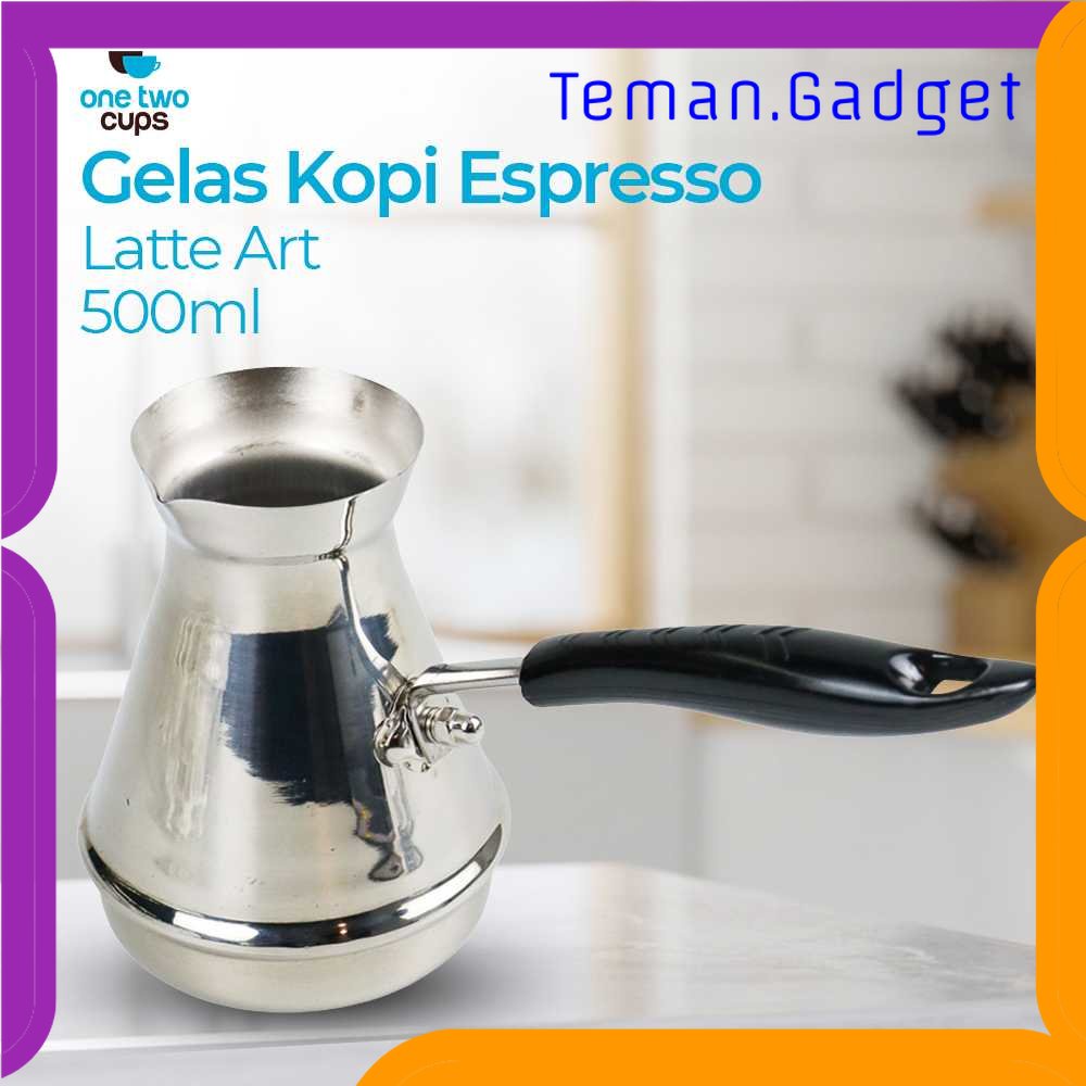 TG - DPR One Two Cups Gelas Pitcher Kopi Milk Jug Espresso Latte Art Stainless - DF-4009