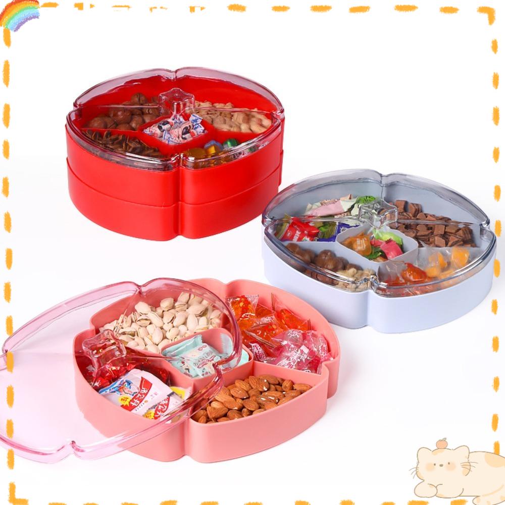 Solighter Nampan Penyimpanan Dapur Pernikahan Organizer Rak Bumbu Permen Sayur Tray Kosmetik Serba Serbi Desktop Storage Wadah Makanan Buah Candy Pan