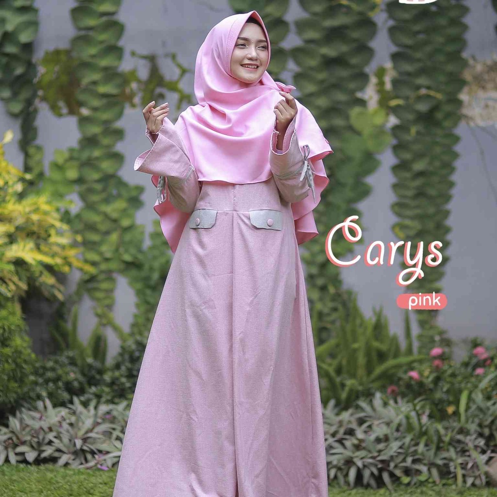 SHEIKA HIJAB - CARYS DRESS SET -GAMIS WANITA BAHAN KATUN MADINAH RINGAN,LEMBUT STOK TERBATAS