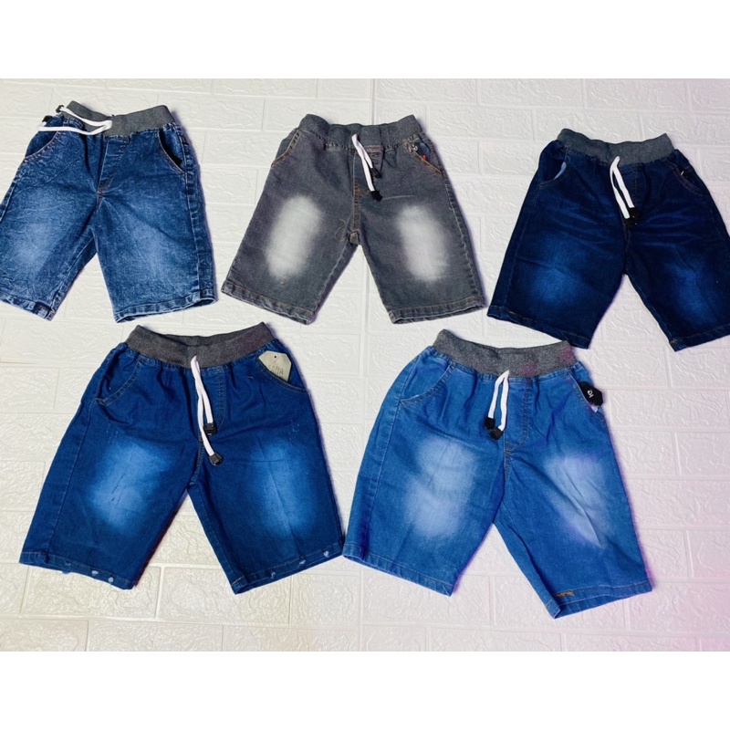 celana jeans pendek anak usia 2-7 tahun kain TEBAL HALUS MELAR