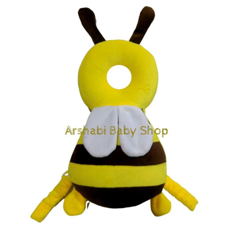 (Free Belt Bee Yellow) Bantal Pelindung Kepala Bayi Anti Jatuh / Baby Head Protektor / Head Neck Pillow Pad