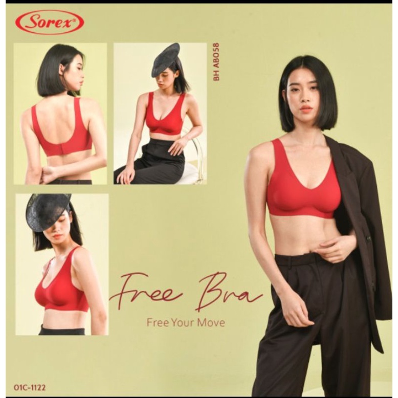 Bh Sorex BA 058 free bra busa sedang tanpa kawat