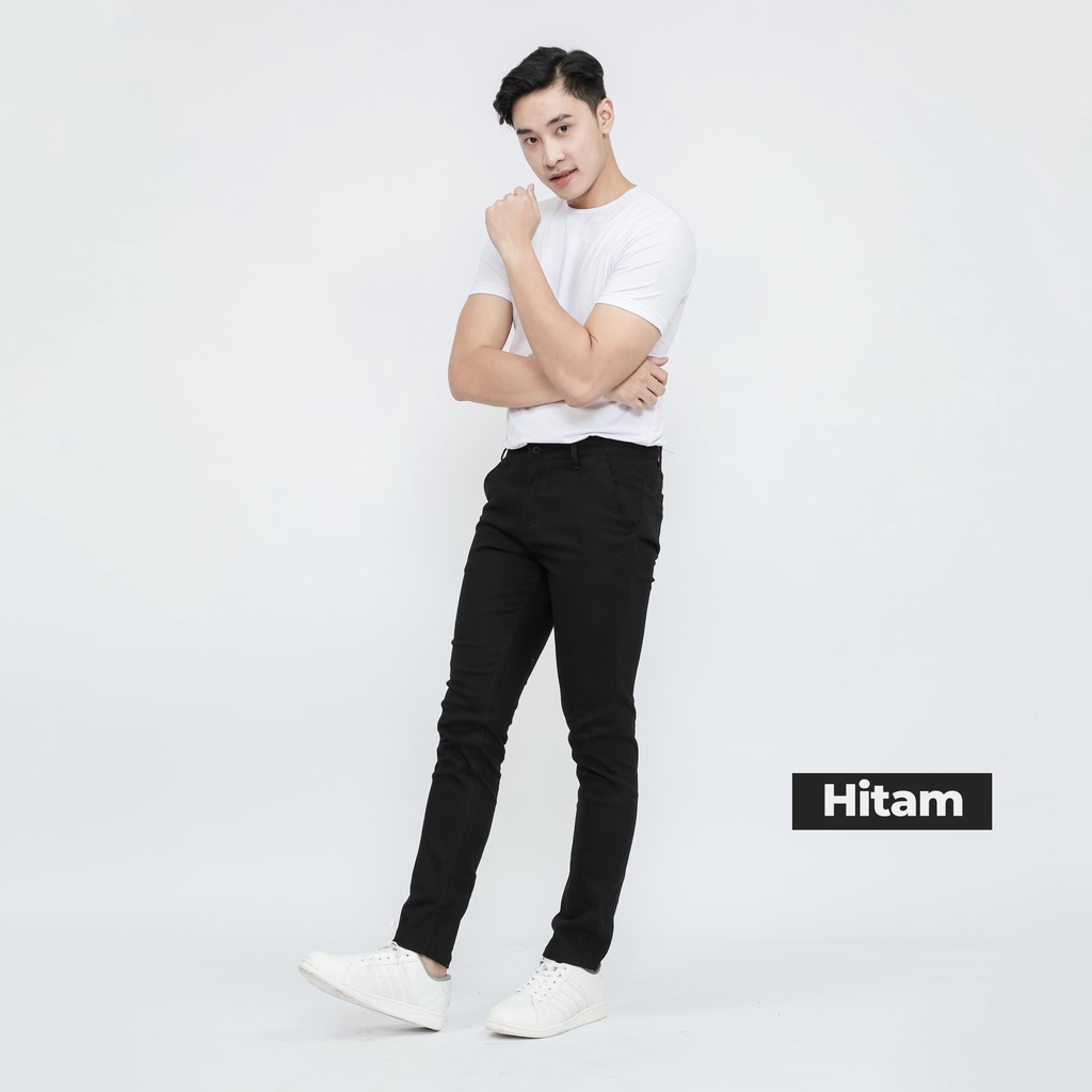 CELANA CHINO PANJANG PRIA SLIMFIT STRETCH BY BROGUY