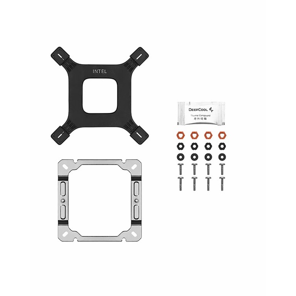 CPU Cooler Deepcool AG400 White A-RGB Efficient 4 Heat Pipes