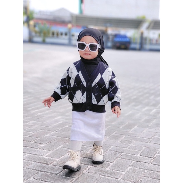 RACHIDKIDS / CARDIGAN ANAK / CARDIGAN RAJUT IMPORT /  WIND CROP CARDIGAN