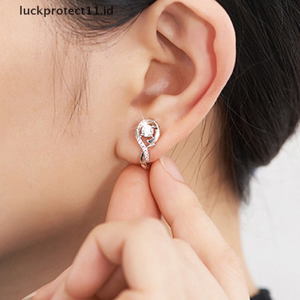 /Fashion Hot// Fashion// 1pasang Anting Tusuk Pelangsing Kesehatan Earring Penurunan Berat Badan Perhiasan Magnetik.