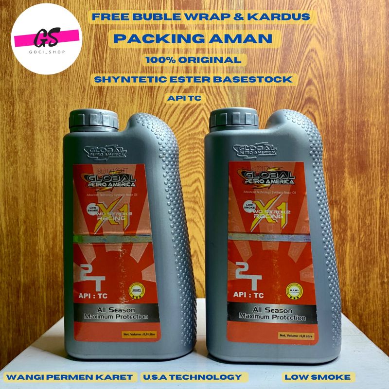 Oli Samping GPA X-1 Racing Low Smoke 2T Oli Samping motor 2 tak GPA X1